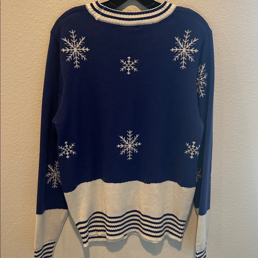Tipsy Elves Adult Humor Snowman Sweater - Unisex Size Medium - Picture 3 of 4